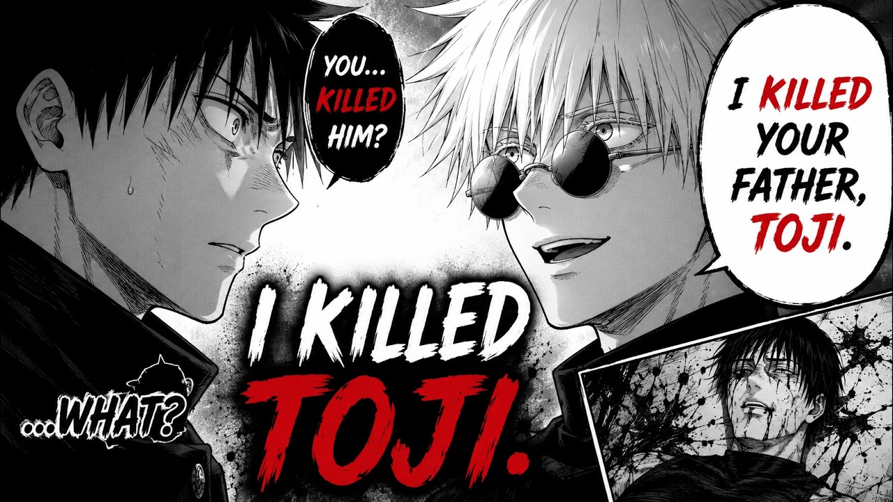 Gojo Tells Megumi that he killed his Father Toji
