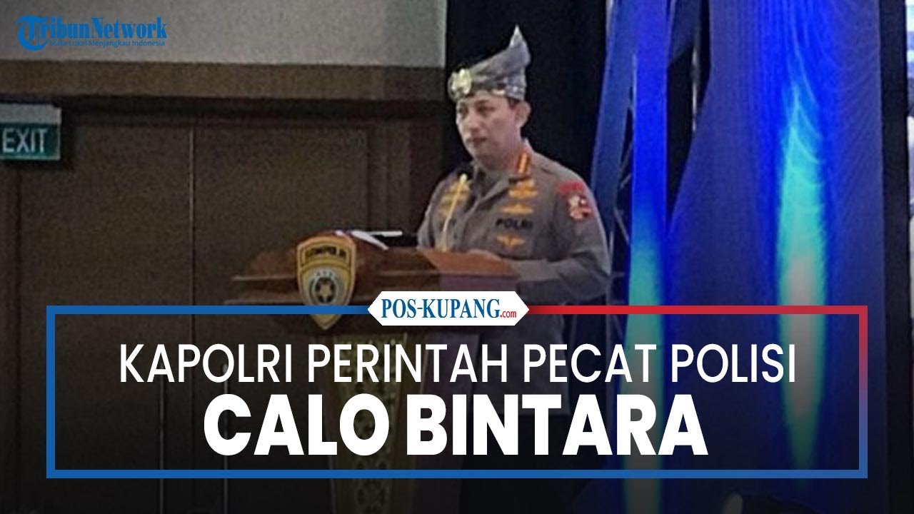 Kapolri Perintahkan Pecat Polisi Calo Bintara