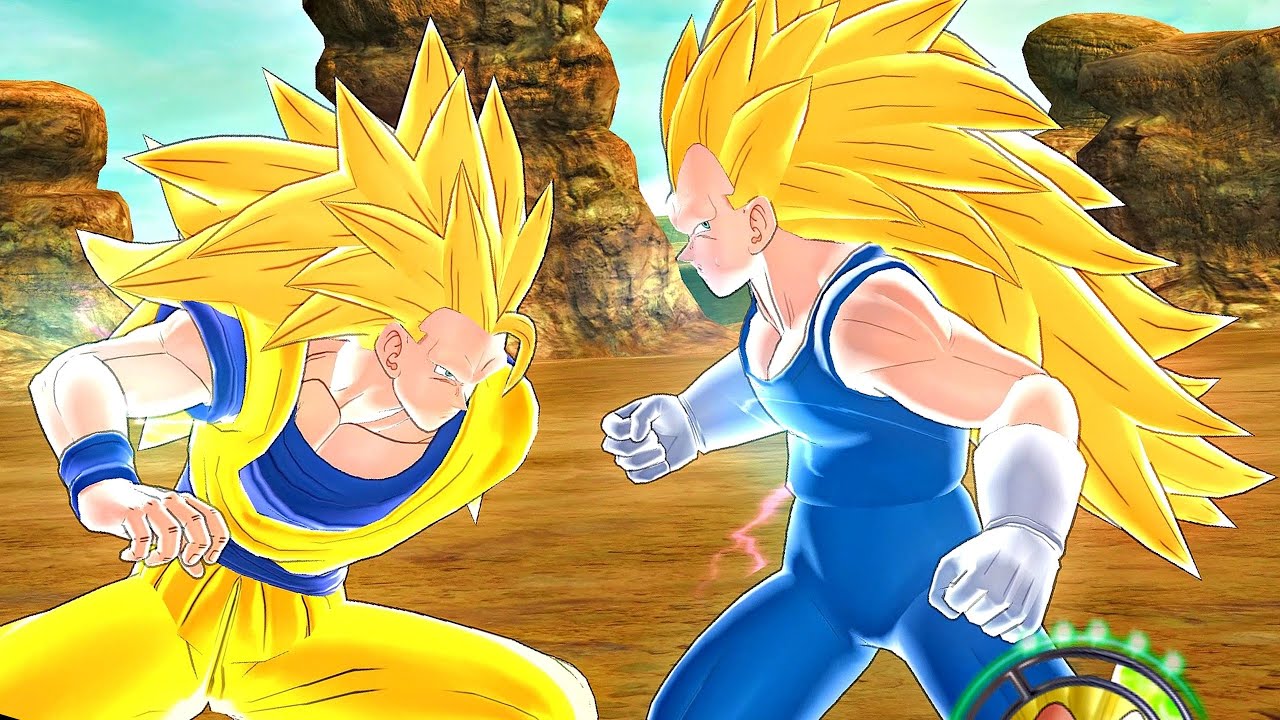 Dragon Ball: Raging Blast 2 - SSJ3 GOKU vs. VEGETA SSJ3  [Requested] #dragonballz