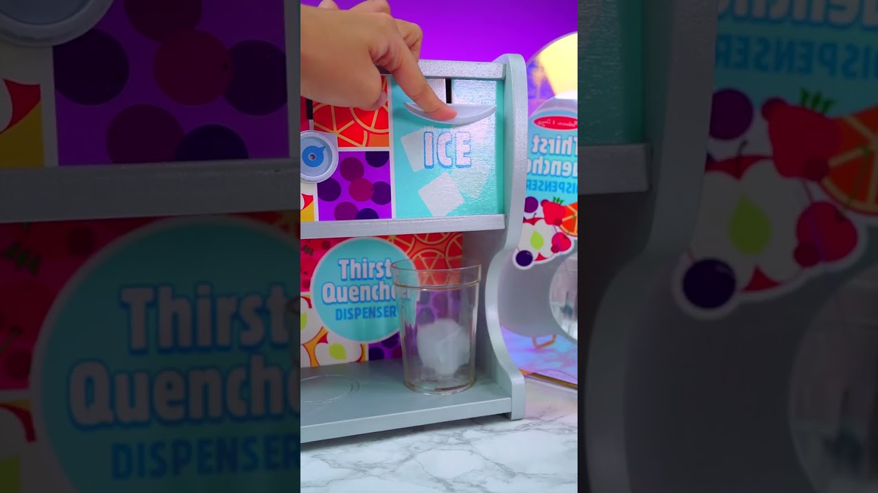 Melissa & Doug Thirst Quencher Dispenser Satisfying Video ASMR #asmr