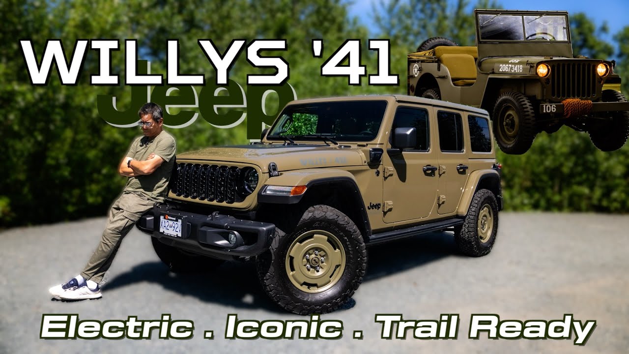 2025 Jeep Wrangler Willys 41 4xe – Electric + Iconic 4X4 Heritage!