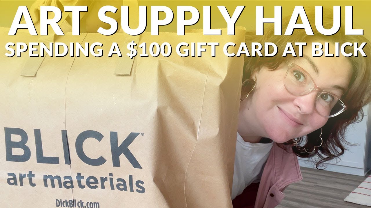 ★ ART SUPPLY HAUL 2021: What you can get for $100 at Blick Art Supplies Store ★