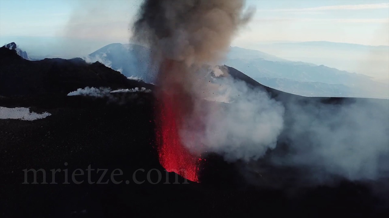 Etna activity from 9.Feb. 2020