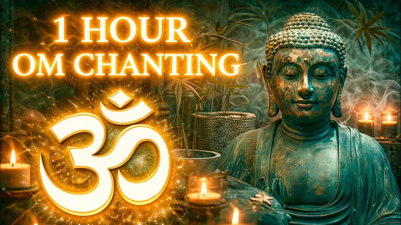 Powerful OM Chant (1 Hour)| Remove Negative Energy & Focus Mind#meditation#omchanting