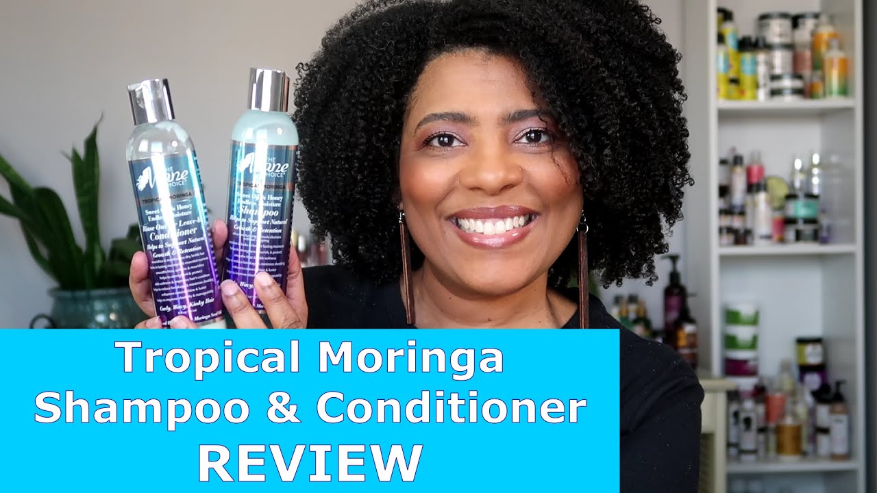 THE MANE CHOICE Tropical Moringa Sweet Oil & Honey Shampoo and Conditioner | REVIEW