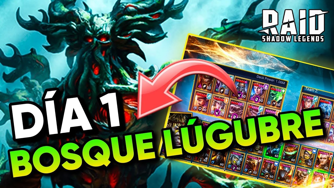 🌲&iexcl;NUEVO BOSQUE L&Uacute;GUBRE en RAID SHADOW LEGENDS! 🚨 Estrategias PRO + Mejores H&eacute;roes para PASARLO F&Aacute;CIL