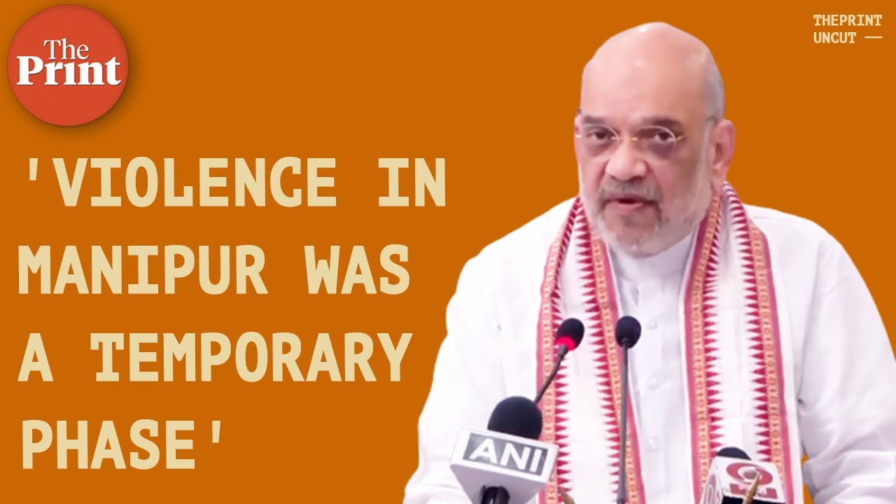 CBI to probe criminal conspiracies behind Manipur violence: Home Minister Amit Shah in Imphal