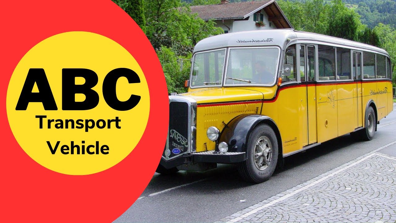 ABC Vehicles for Kids - Learn Alphabet with Vehicles for Toddlers & Kids.