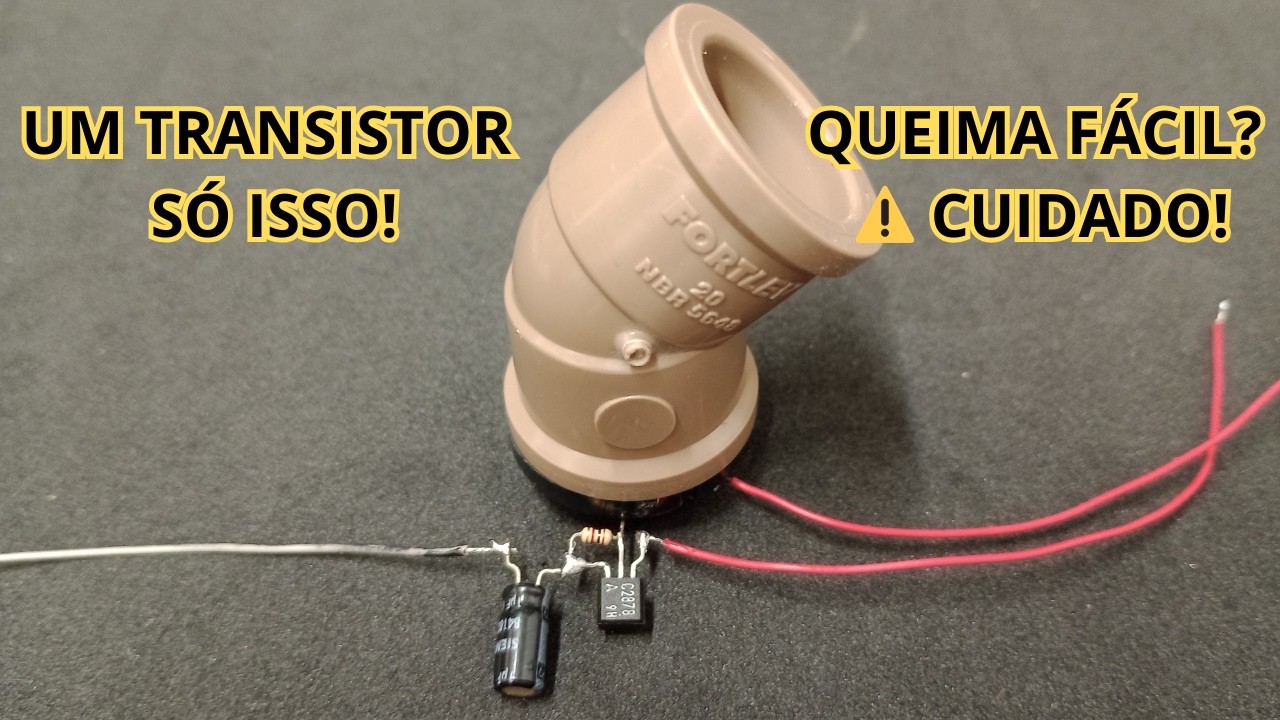 Amplificador de 1 Transistor: Verdade ou Mito? (Teste Real)