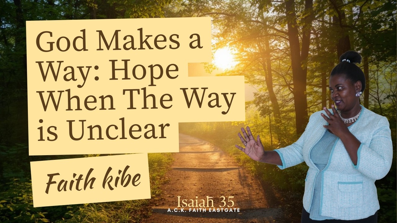 Morning Devotion: The Highway of Holiness(Isaiah 35:8) | Faith Kibe