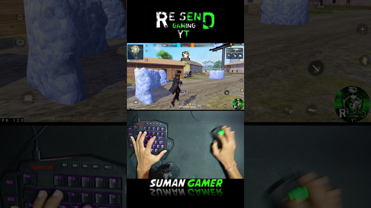 Mastering Free Fire: Keyboard and Mouse Gameplay with Handcam