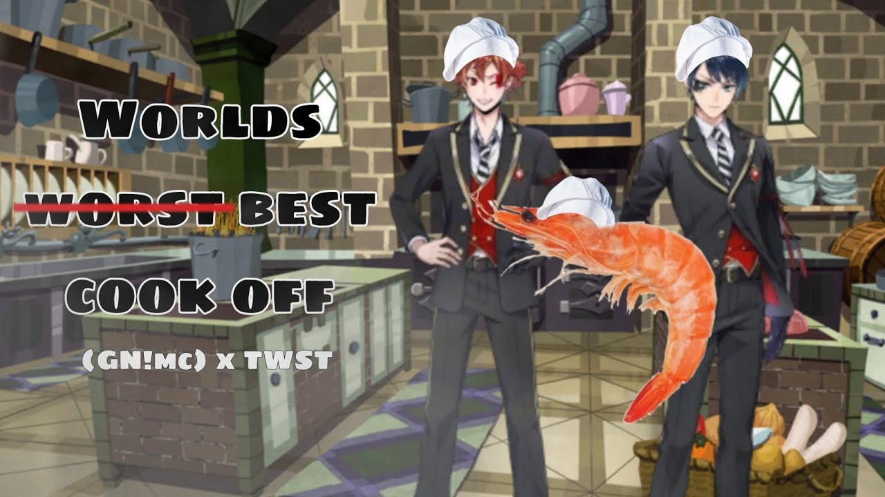 Worlds best cook off!? // Twisted wonderland skit // Twst x (Gn!Mc) // Mostro lounges new dish? 😟