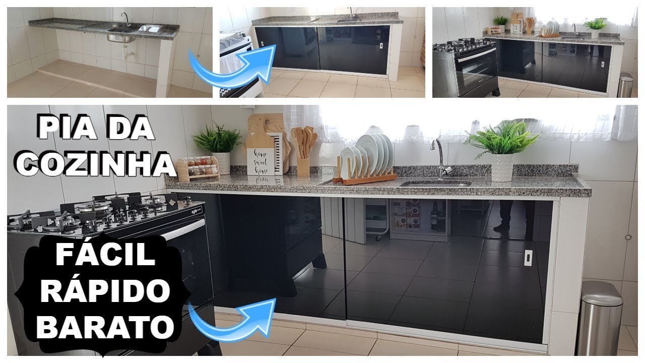 ARMÁRIO PARA PIA DA COZINHA, RÁPIDO, FÁCIL E BARATO| Viviane Magalhães