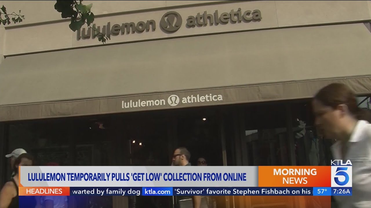 Lululemon pulls ‘Get Low’ leggings from website after complaints