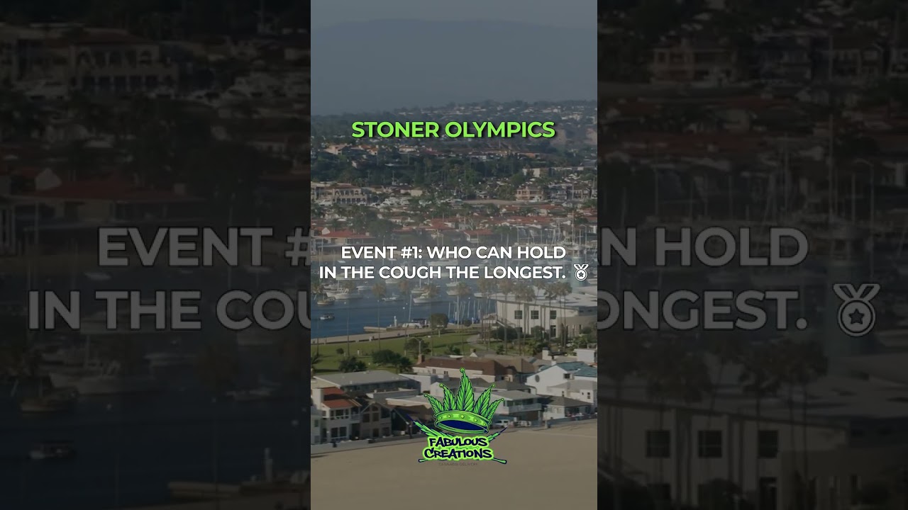 Stoner Olympics: Can You Hold That Cough Like a Champion? #StonerHumor #Olympics