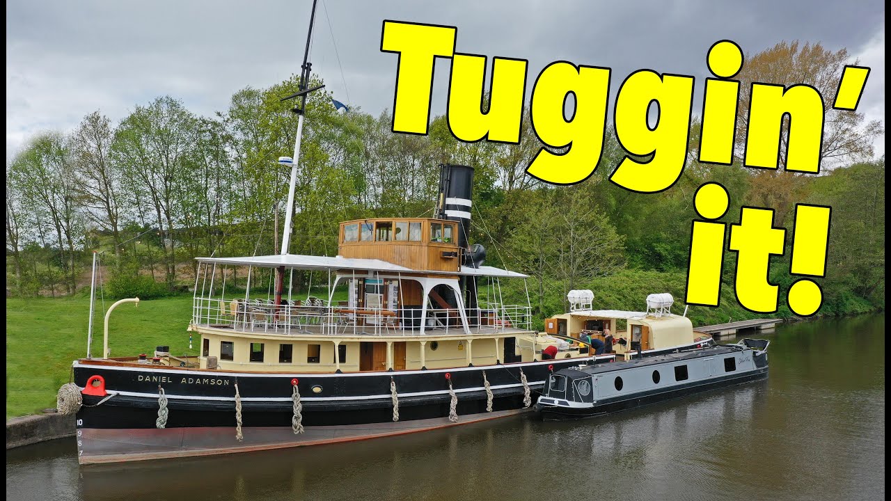 The LAST Surviving Steam-Powered Mersey Tug. The Daniel Adamson. Ep. 157.
