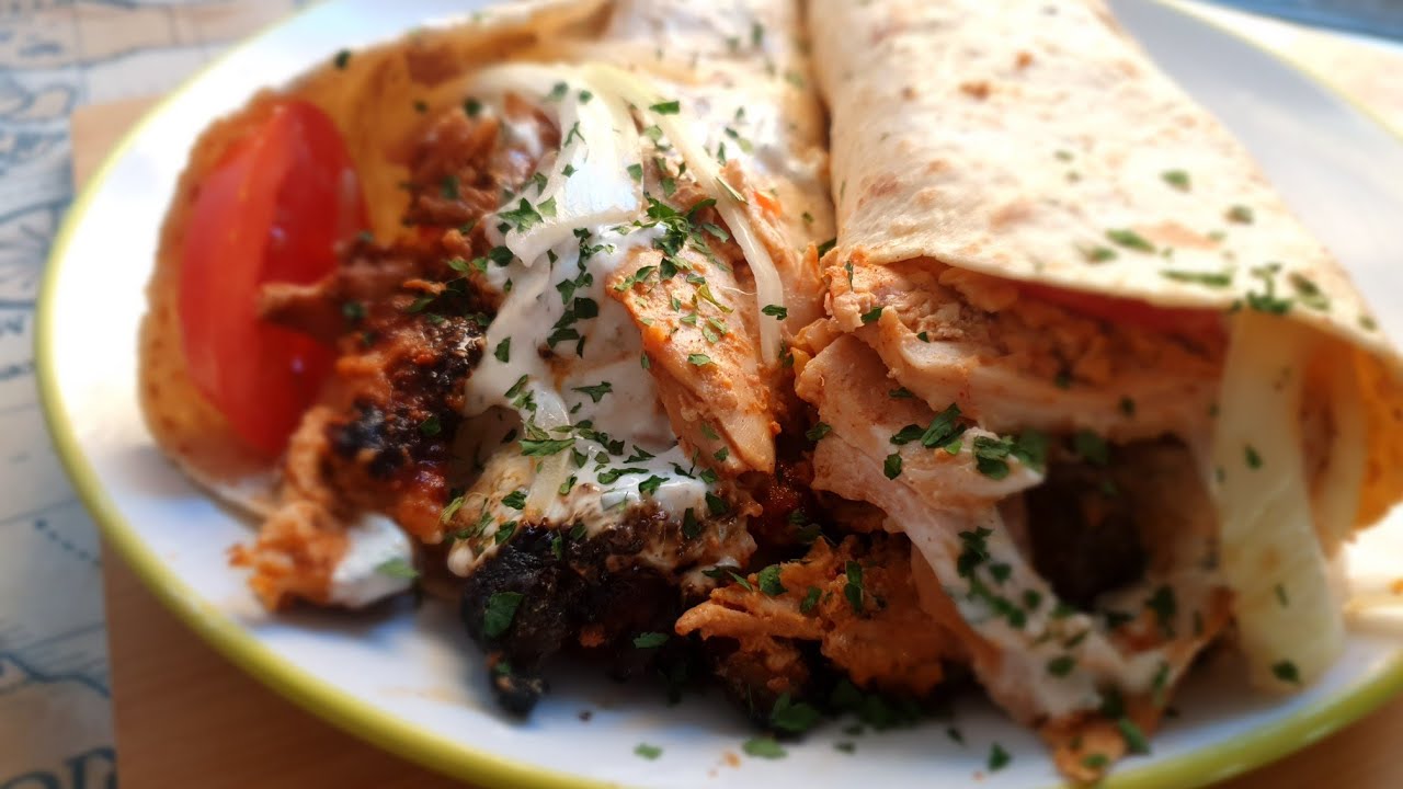 Домашен пилешки дюнер / Chicken kebab made from scratch