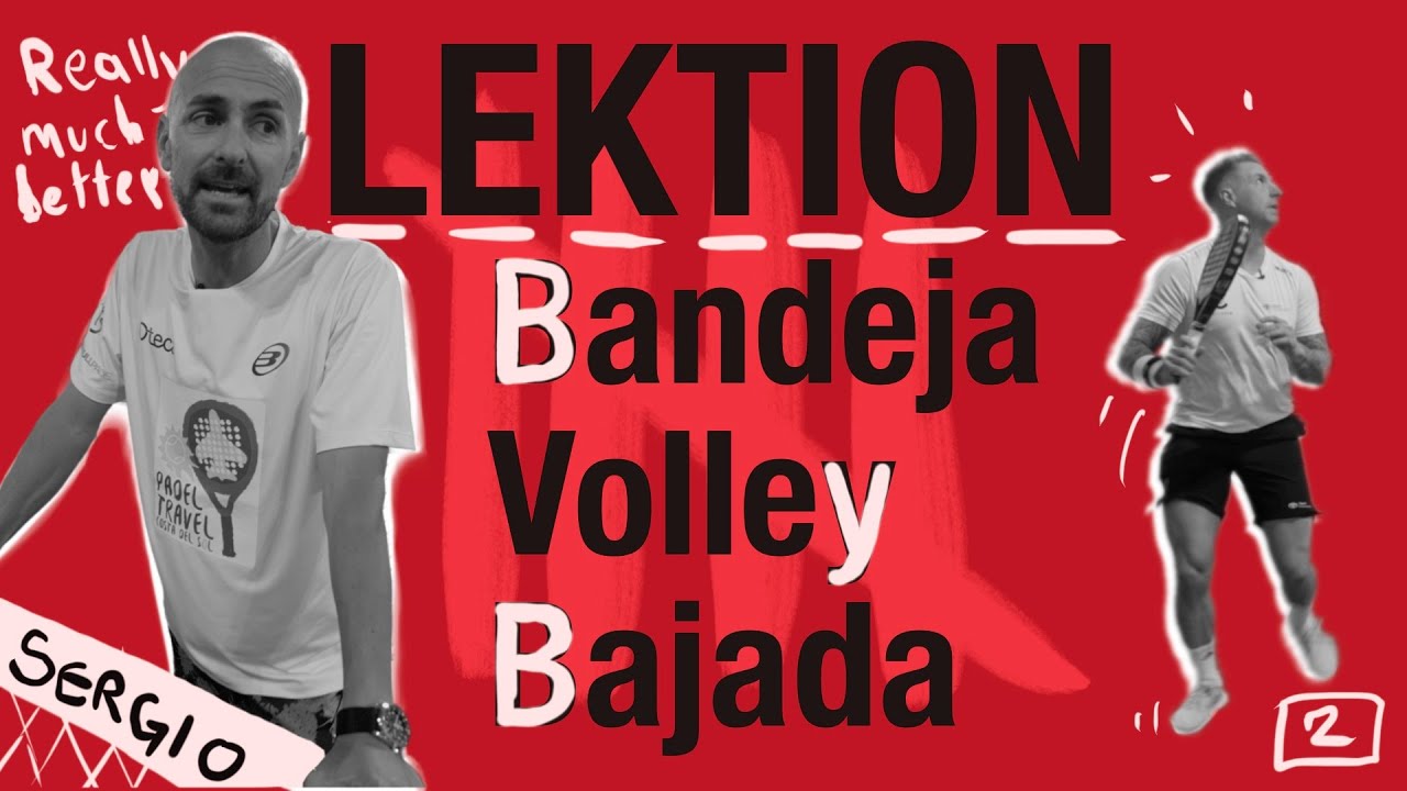 Lektion med Sergio - Connecting the shots - Bandeja, Volley, Bajada 😅