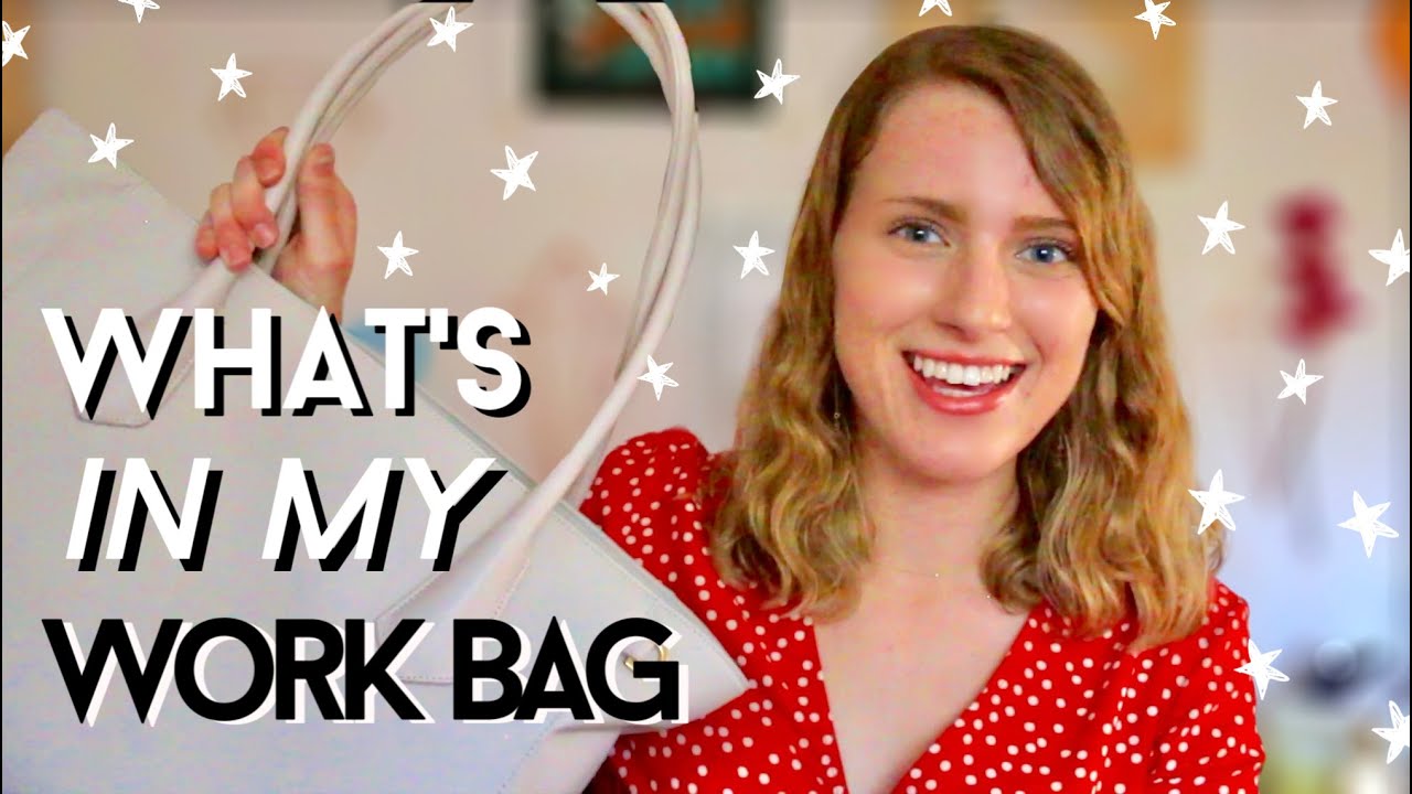 What's in my silicon valley work bag (Dagne Dover)