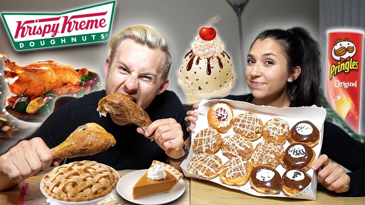 WE ATE WHATEVER WE WANTED FOR THANKSGIVING! (DOUGHNUTS, PIE & MORE)