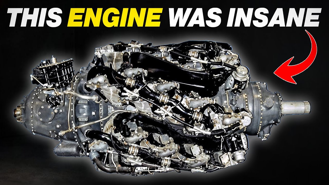 Невероятный поршневой двигатель Pratt Whitney R4360, в существование которого вы не поверите!