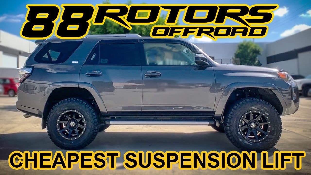 Самый дешевый (недорогой) лифт подвески для Toyota 4Runner 5-го поколения!