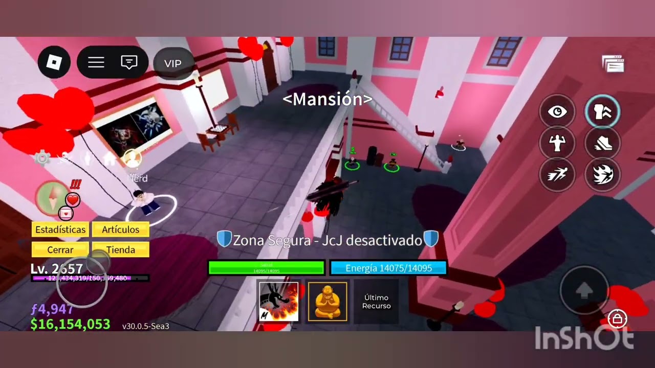 Jugando blox fruits 