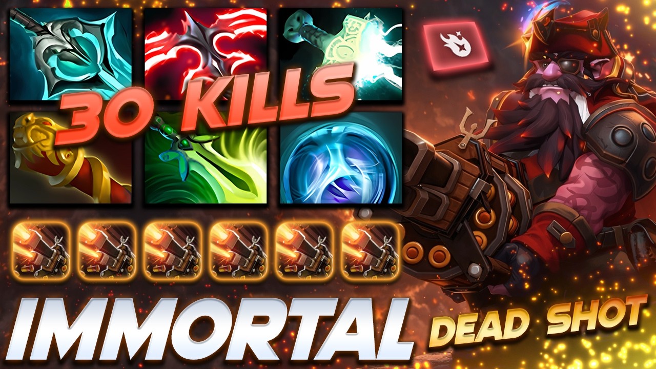 SNIPER 30 FRAGS DEADSHOT - Dota 2 Pro Gameplay [Watch & Learn]