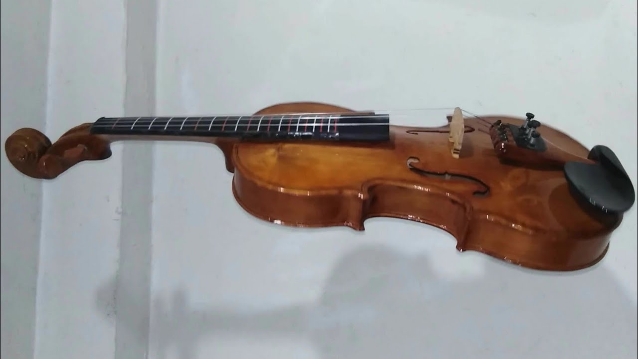 Full Homemade Violin Without Luthier Tools - Bow - Pegs - Fin Tuner - Chinrest