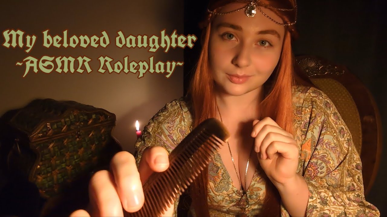 Feel Like a Royal! 👑✨ Indulge in Your Queen Mother's Soothing Hair Care | Medieval ASMR Roleplay