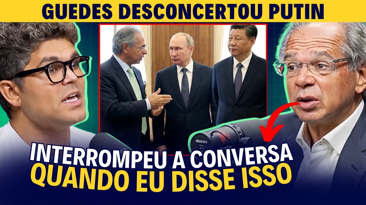 Paulo Guedes REVELA conversa SECRETA com Putin e SURPREENDE Tallis Gomes