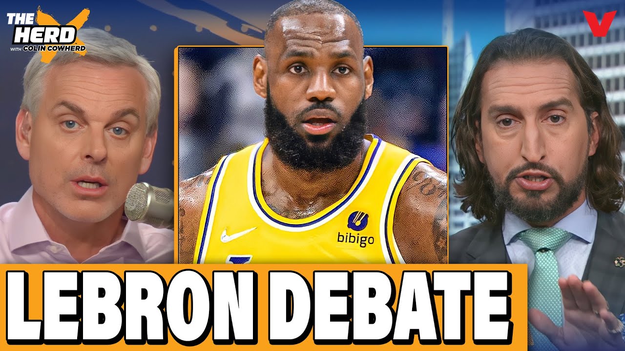 Nick Wright & Colin Cowherd DISAGREE on LeBron James vs. Michael Jordan | THE HERD NBA & Lakers