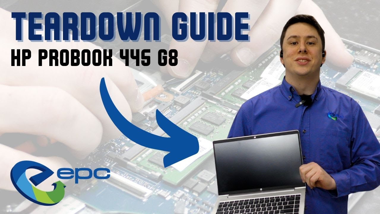 How to Teardown a HP Probook 445 G8