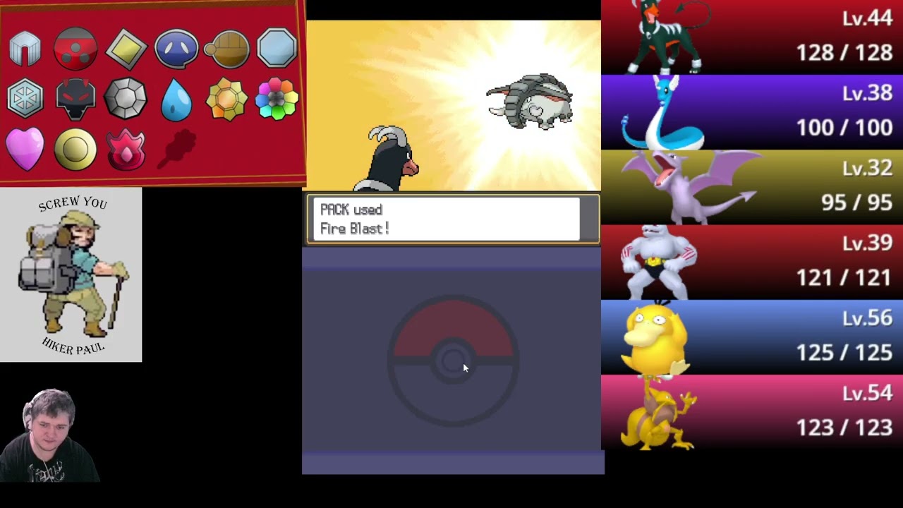 Pokemon HeartGold Blue must fall
