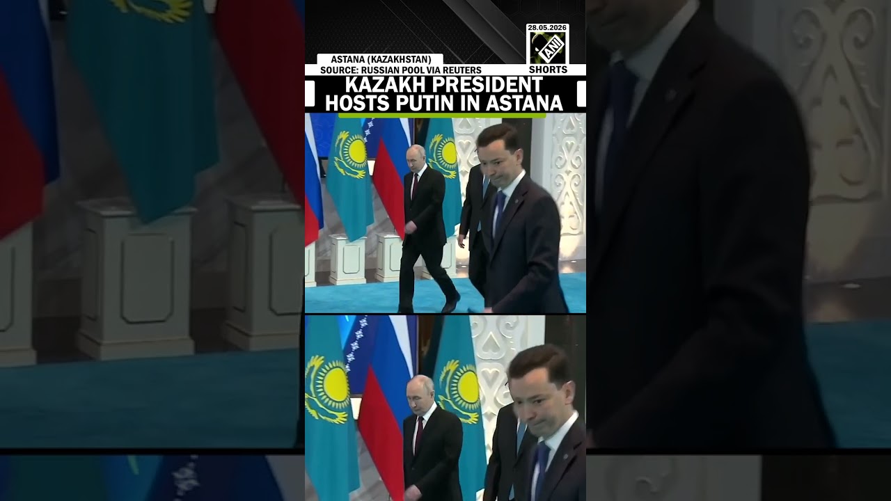 Kazakh President Tokayev hosts Russian President Putin for talks in Astana