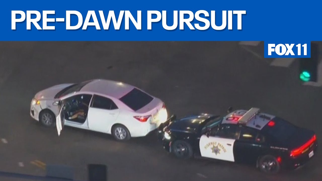 Morning police chase across LA | FOX 11 LA