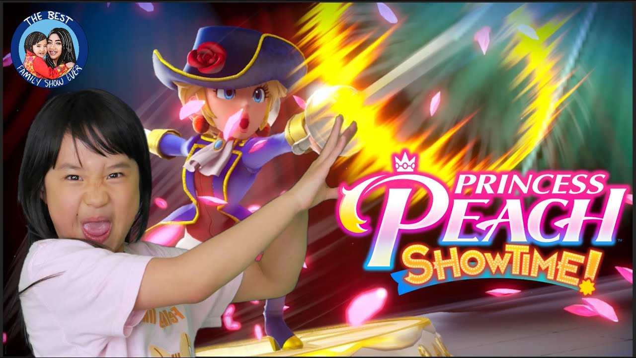 EP1 Princess Peach Showtime gameplay with Ella and Mommy