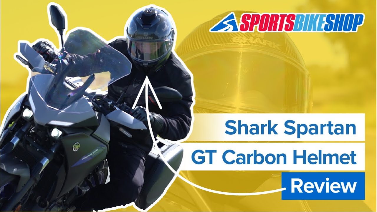 Shark Spartan GT Carbon motorcycle helmet review - Sportsbikeshop