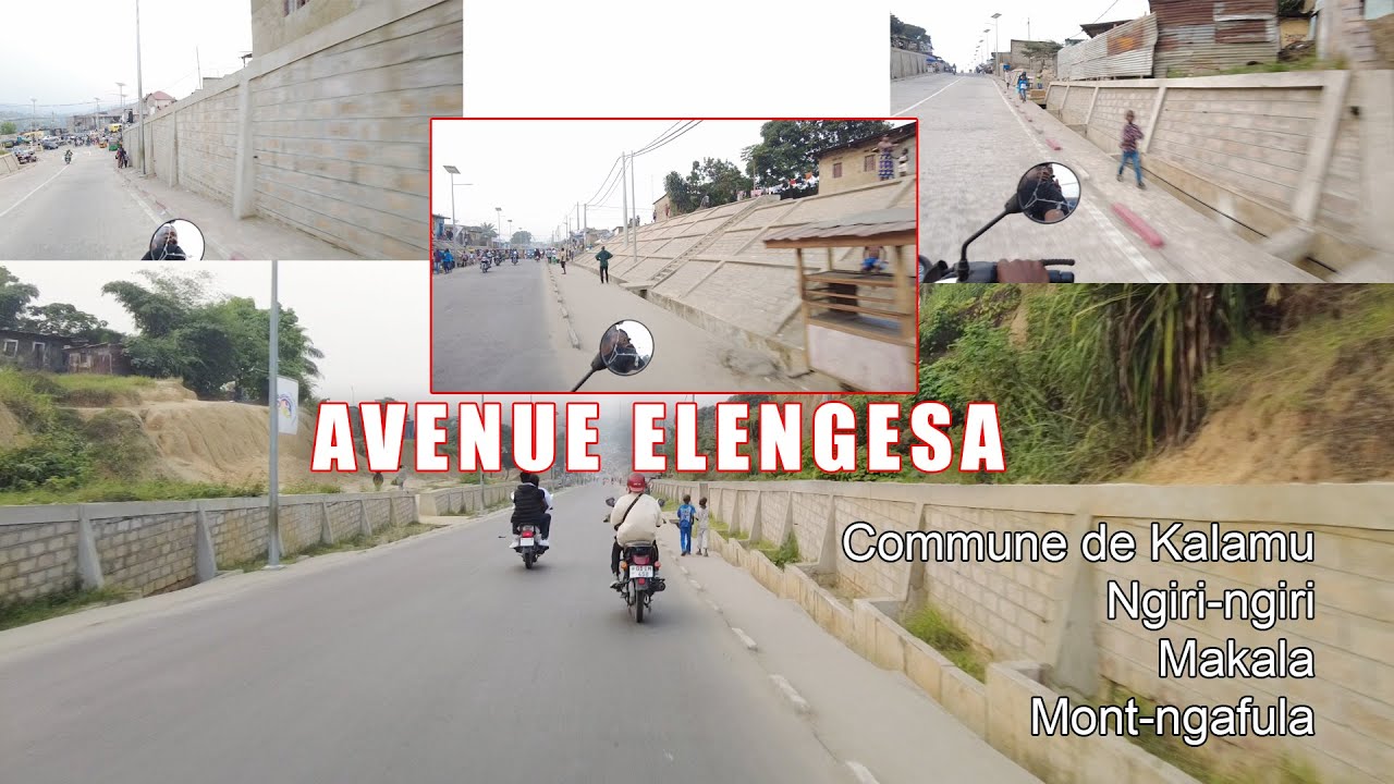 Découverte Kinshasa| Route ELENGESA | de Mariano à Bypass | Mont-ngafula