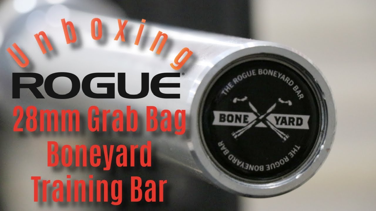 Unboxing Rogue Grab Bag Bar | Men's 28mm Weightlifting Training Bar | Strongman Garage Gym