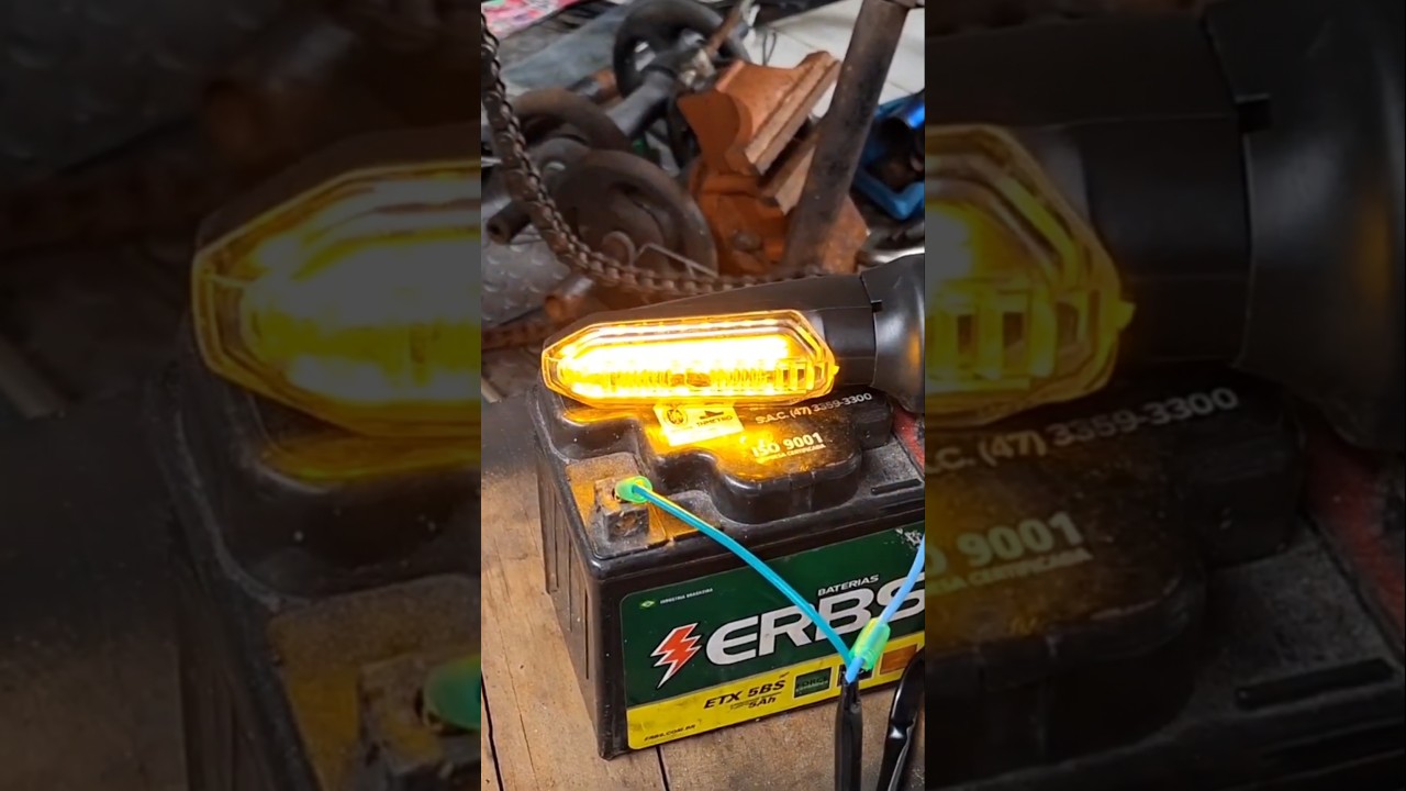 Pisca de Led. Esse não precisa de relé