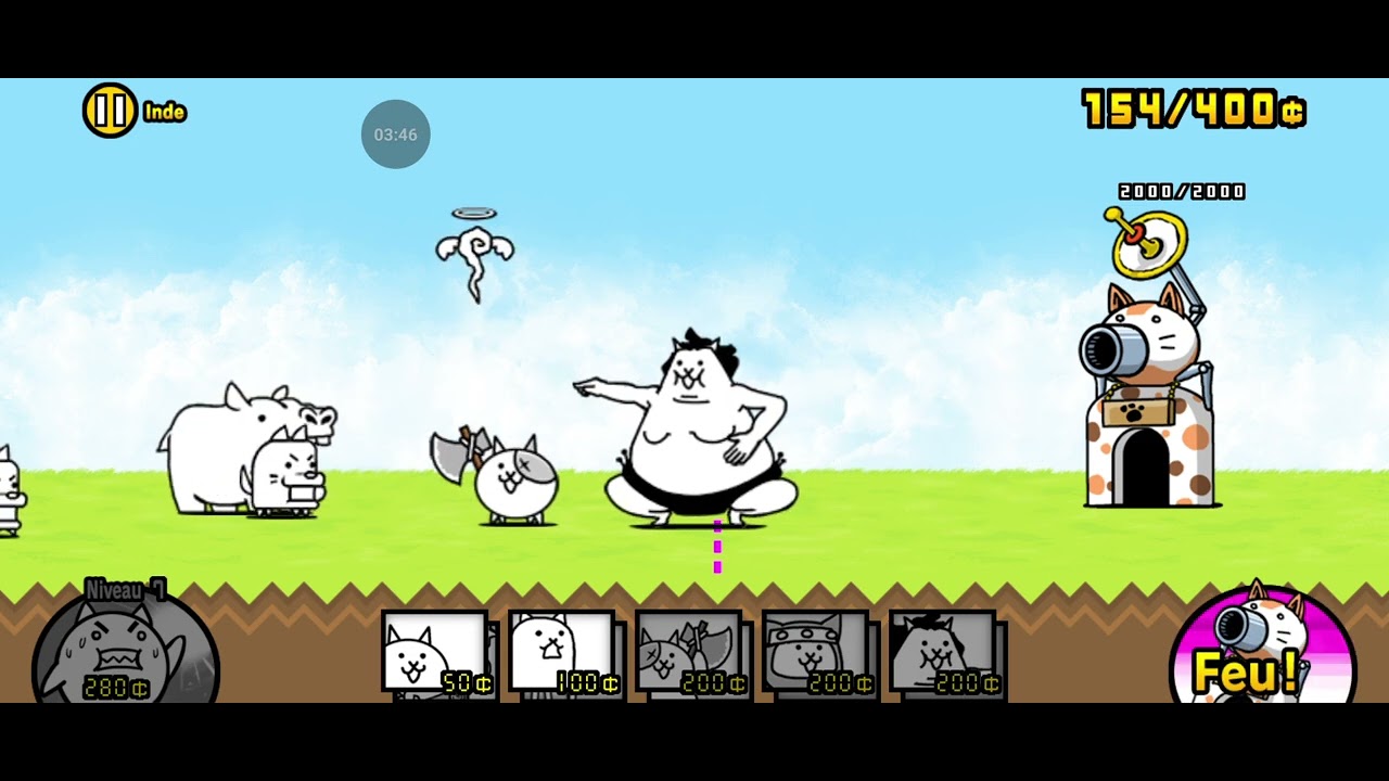 t'as 10 minutes battle cat (les chats vont détruire le monde)
