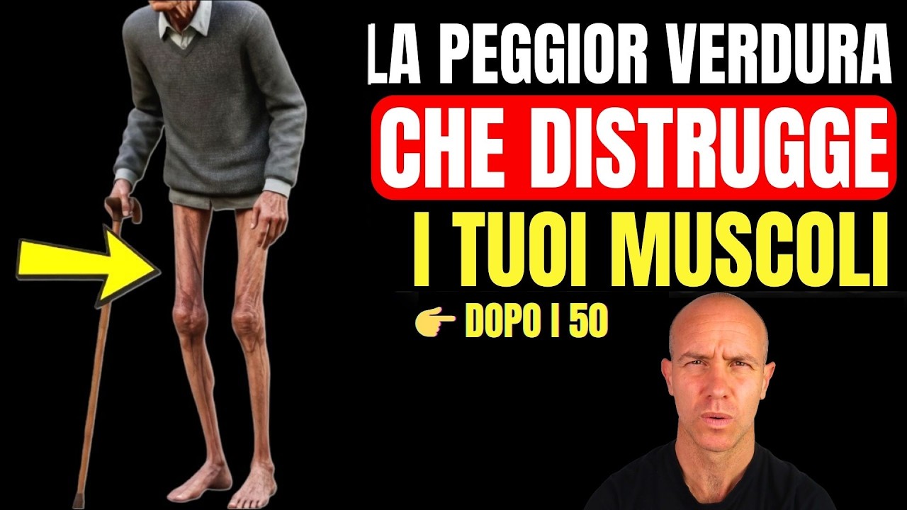 IL PEGGIOR VELENO CHE DIVORA I MUSCOLI DOPO I 50 ANNI (SARCOPENIA)
