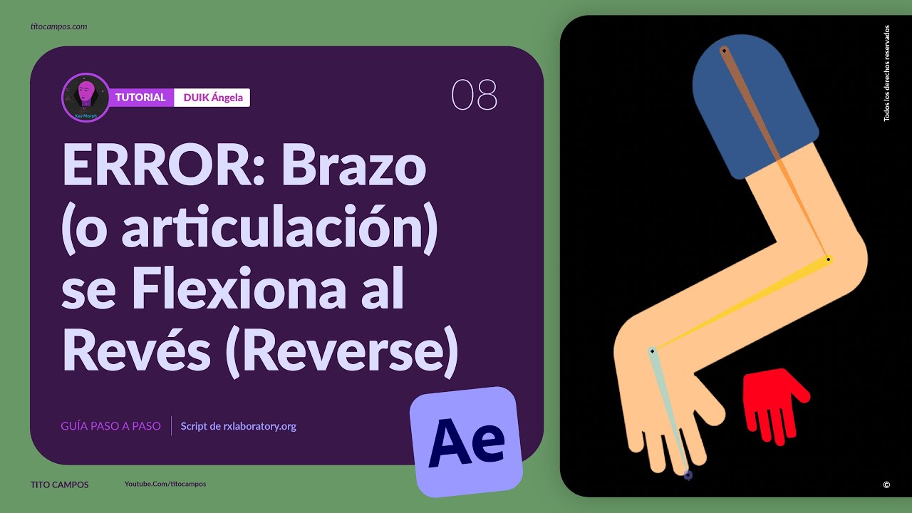 DUIK Ángela | 08 | Error Articulacion se Flexiona al reves – Tutorial/Guia Paso a Paso en Español