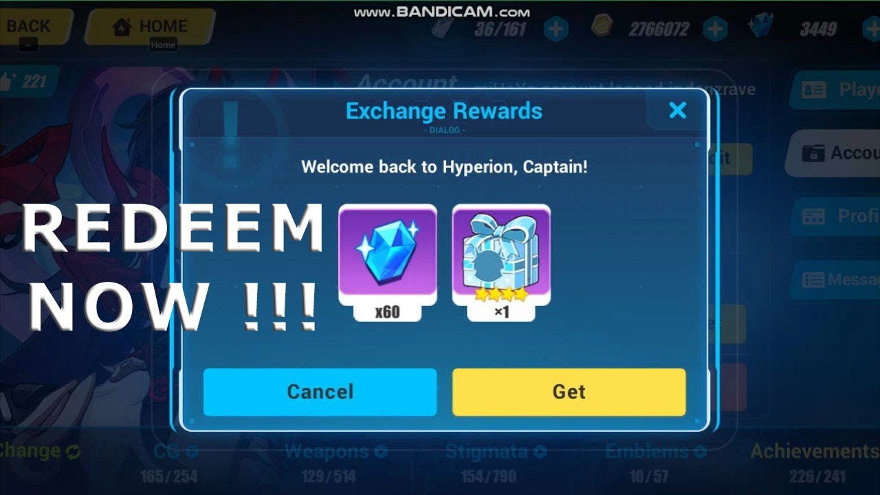 NEW REDEEM CODE HONKAI IMPACT 3 | CRYSTAL & TRIAL CARD | 02-11-2020