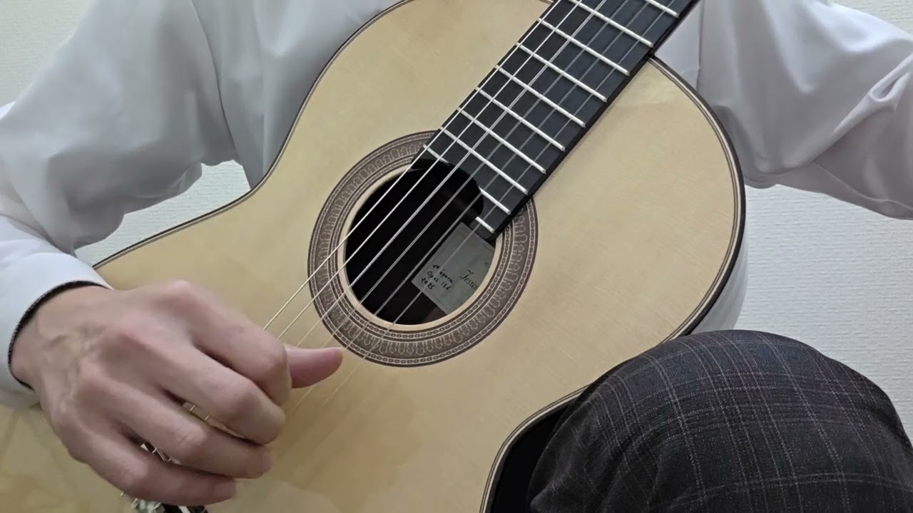 Jesus Bellido ヘスス・ベジード 2025年製 ALMA AUREA S 松 20フレット【クロサワ楽器日本総本店２F　サンプル試奏動画】
