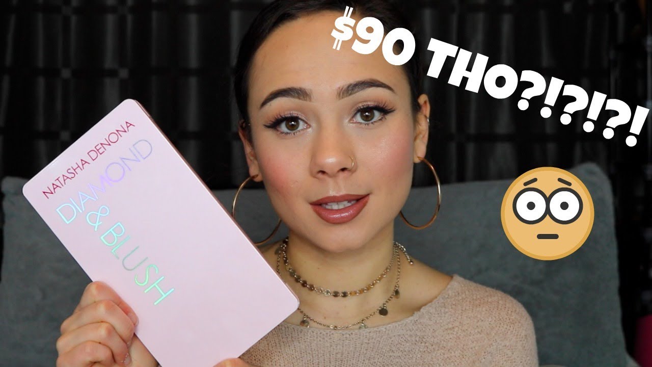 $90 PALETTE?! | Natasha Denona Diamond & Blush Face Highlighting Palette Review