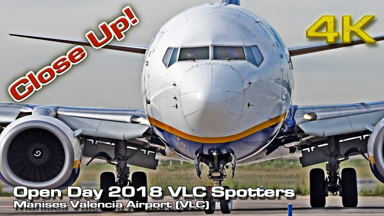 Valencia Airport Open Day 2018 [4K] Full session!