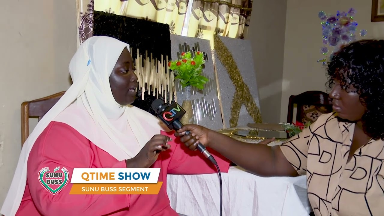 Qtime sunubuss segment with interior designer Mariama