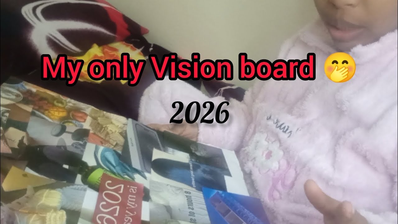 اخيرا 😅.. My only Vision board 🤭 